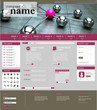 Website Template Network pink