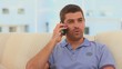 Casual man taking a phone call