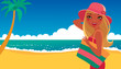 Girl on the beach