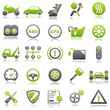 Automotive Green Icons