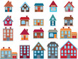 20 buildings. vector