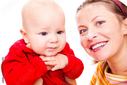 Photo: Happy mother and baby Happy mother and baby