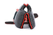 Black and red boxing gloves