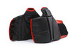 Black and red boxing gloves