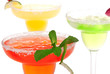 Popular Margarita cocktails row Popular Margarita cocktails row