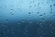 waterdrops on window after rain