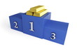 gold pedestal