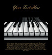 Vector: Piano background Piano background