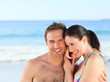 Couple listening to their shell