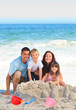 Radiant family at the beach Radiant family at the beach