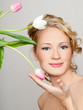 Spring lady