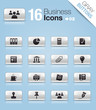 Gray Buttons - Office and Business icons 02