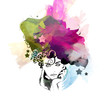 Watercolor Girl Illustration Watercolor Girl Illustration