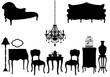 antique furniture, vector
