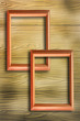 pictue frame on the wood wall