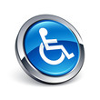 icône bouton internet handicap