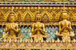 Stucco Thai art style in Grand Palace Bangkok Thailand Stucco Thai art style in Grand Palace Bangkok Thailand