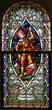 Saint George, Stained glass Saint George, Stained glass