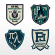 Vektor: University Athletic Crest patch University Athletic Crest patch