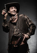 Photo: Portrait of the cowboy closeup Portrait of the cowboy closeup