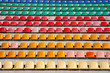 Empty stadium seats
