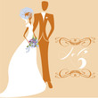 Wedding card with inscription LOVE Wedding card with inscription LOVE