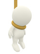 3D man hanging himself