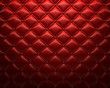 Illustration: Roter gepolsterter Leder Hintergrund Roter gepolsterter Leder Hintergrund