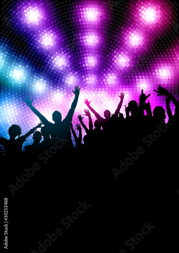 Vecteur : Happy Party Crowd Happy Party Crowd