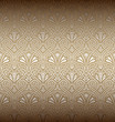 Seamless Art Nouveau pattern