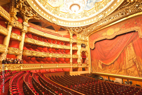 Photo: the interior of grand Opera in Paris the interior of grand Opera in Paris