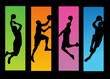 Basketball players illustration Basketball players illustration