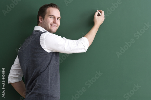 Foto: Junger sportlicher Lehrer Junger sportlicher Lehrer