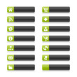 Green Black Website Buttons