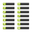 Green Black Website Buttons Green Black Website Buttons
