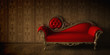 Luxurious Sofa In Grunge Styled Interior Luxurious Sofa In Grunge Styled Interior