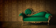 Luxurious Sofa In Grunge Styled Interior