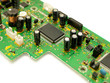 Fragment of a circuit board.