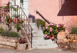 Pink provence facade