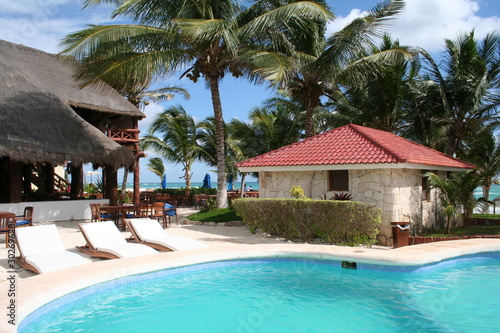 Photo: Pool in Tulum - Mexico, South of Cancun Pool in Tulum - Mexico, South of Cancun