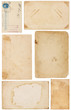 Variety of Vintage Paper Scraps