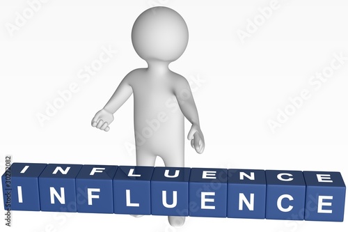 Illustration: Cubes - 379 - INFLUENCE Cubes - 379 - INFLUENCE