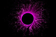 Pink telecommunications eclipse