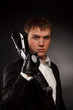 Man with gun