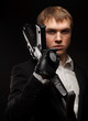 Man with gun