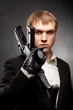 Man with gun