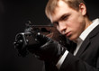 Man with gun