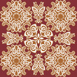 Celtic vector art-collection on a red background.