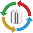 Database business and technology diagram Database business and technology diagram