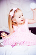 Photo: Beautiful happy little girl Beautiful happy little girl